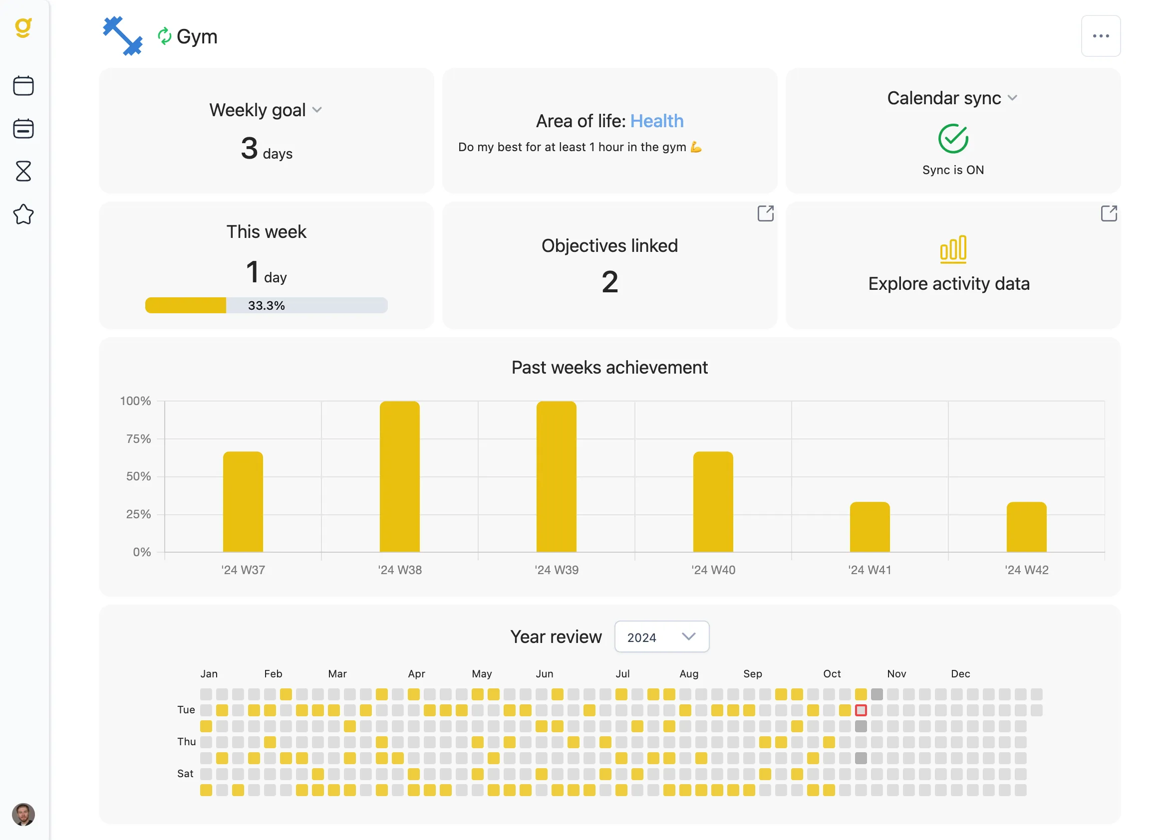 Activity Page