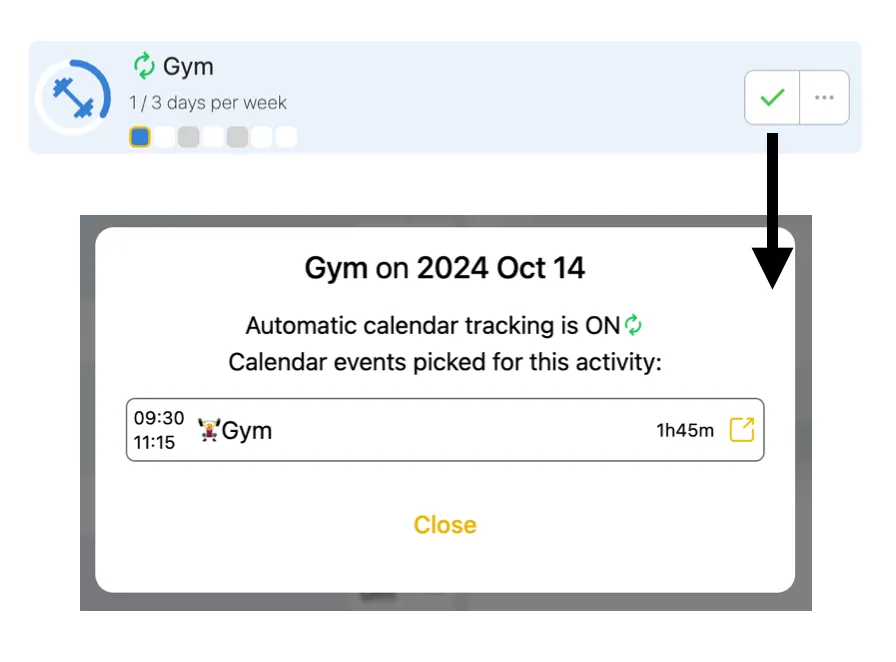 Calendar Sync Activity